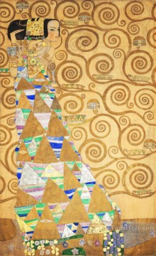 Gustave Klimt Werke - The Tree of Life Stoclet Frieze left Gustav Klimt